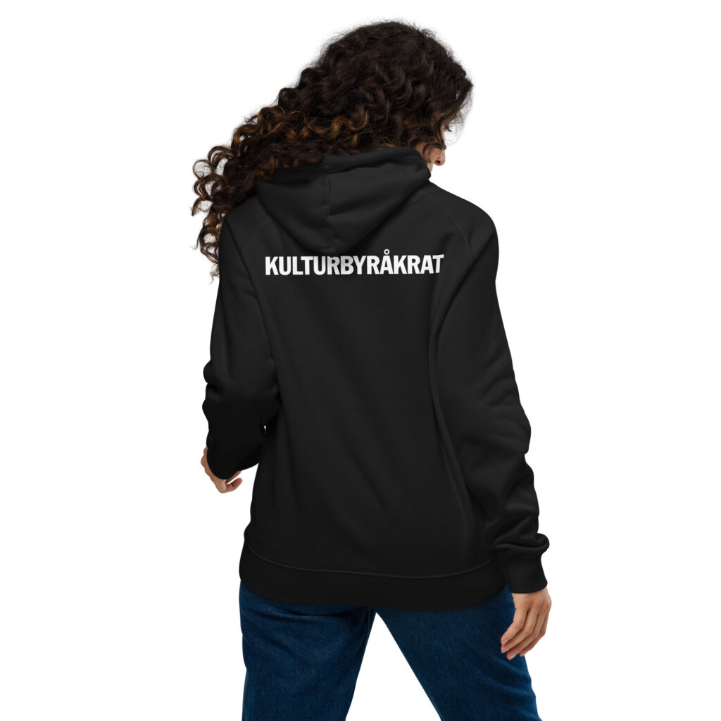 Kulturbyråkrat ekologisk hoodie